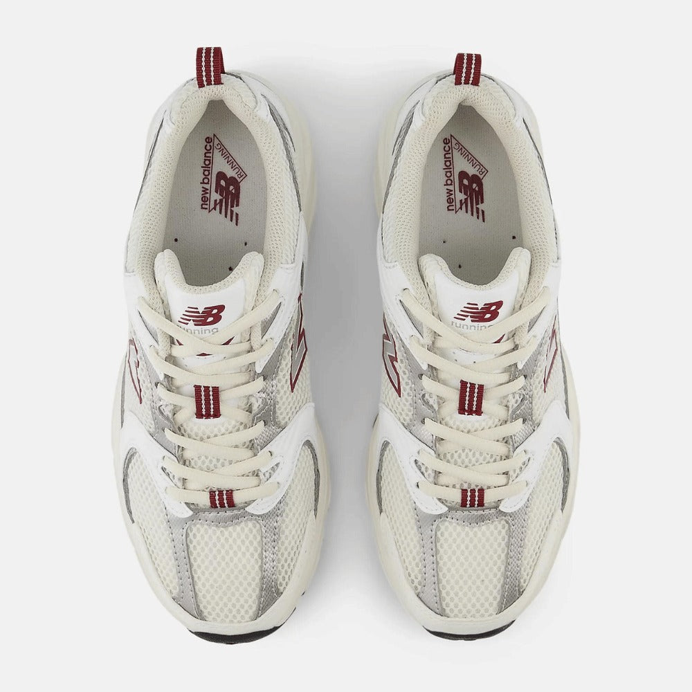 530 Sea Salt White Mercury Red