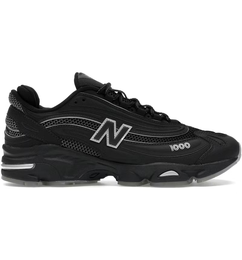 1000 Black White Silver Metallic