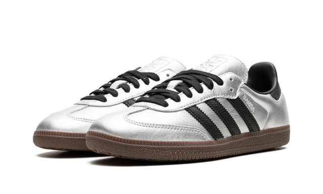 Samba Silver Metallic Black Gum