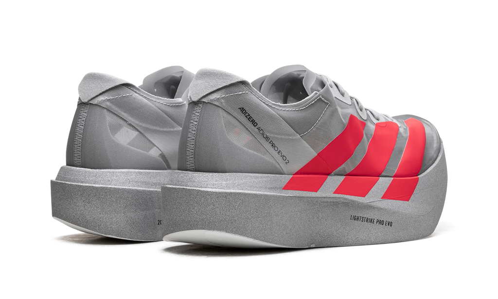 Adizero Adios Pro EVO 2 "Silver Metallic/Lucid Red/Grey Two"