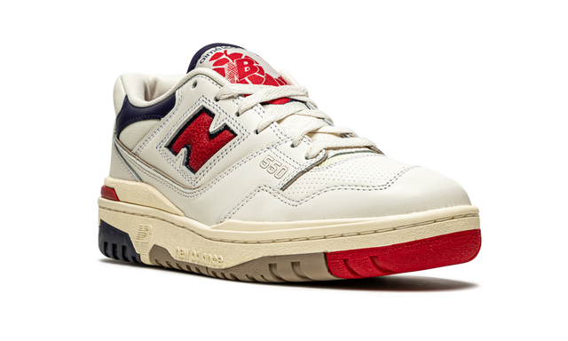 550 Aime Leon Dore White Navy Red
