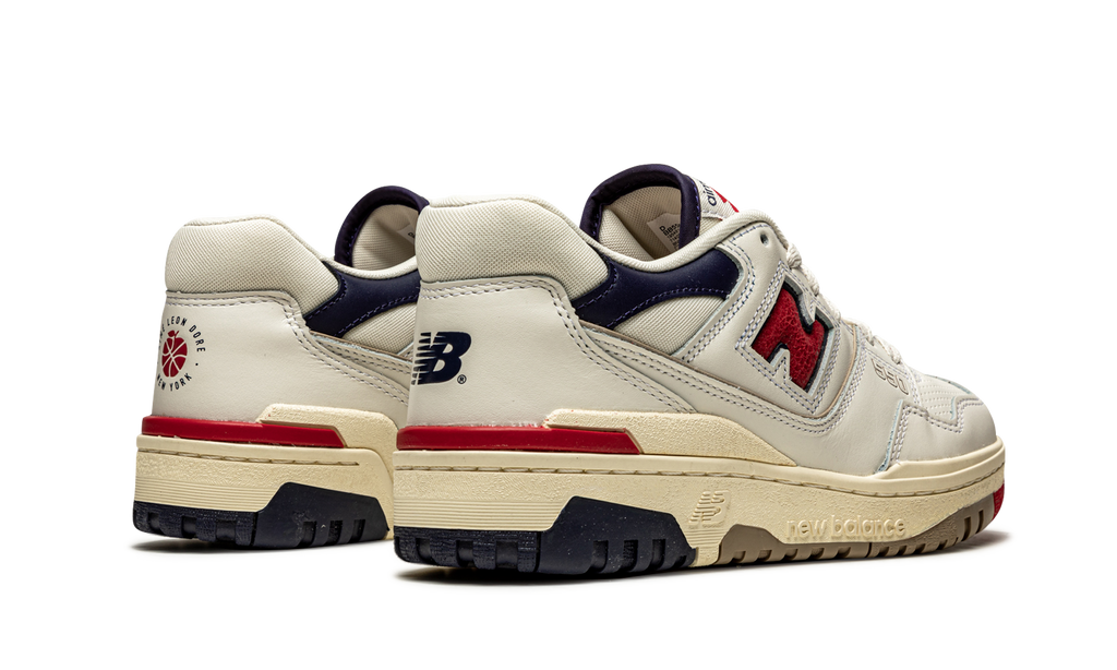 550 Aime Leon Dore White Navy Red