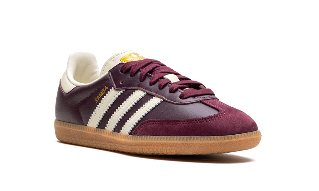 Samba Maroon Cream White