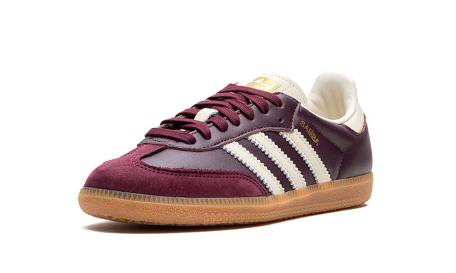 Samba Maroon Cream White