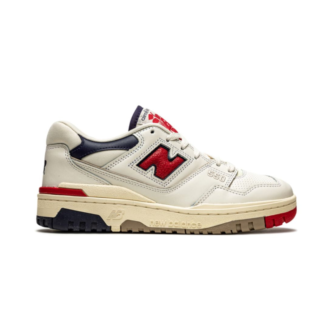 550 Aime Leon Dore White Navy Red