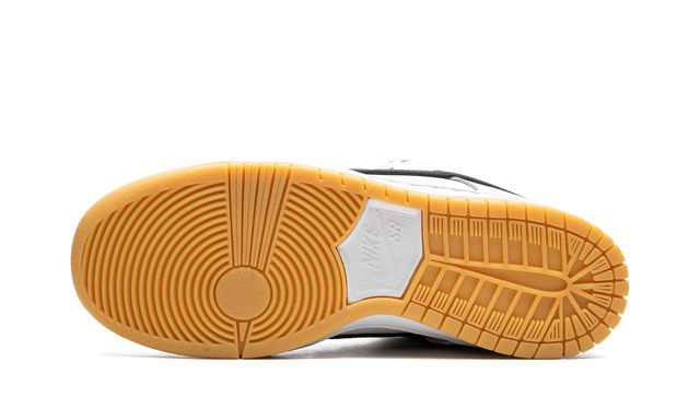 SB Dunk Low Orange White Label Black