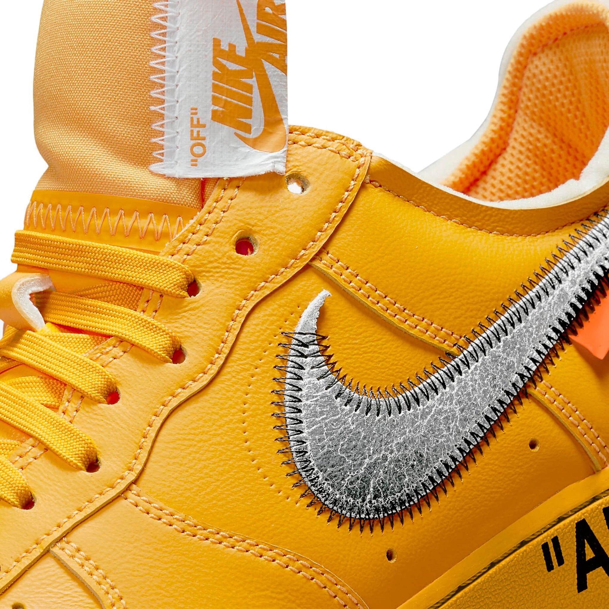Off White Air Force 1 Low ICA University Gold