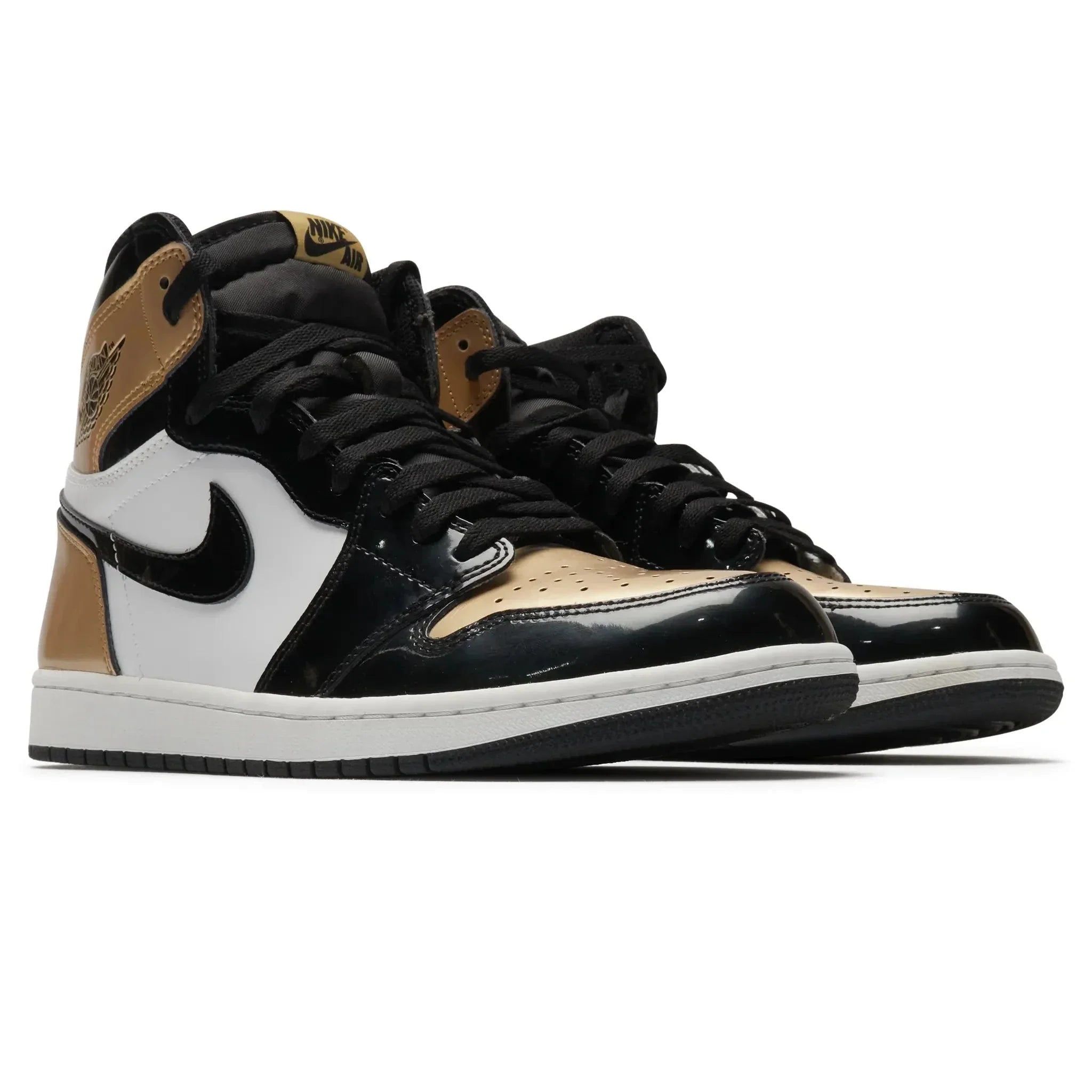 Preloved - Air 1 Retro High NRG Patent Gold Toe