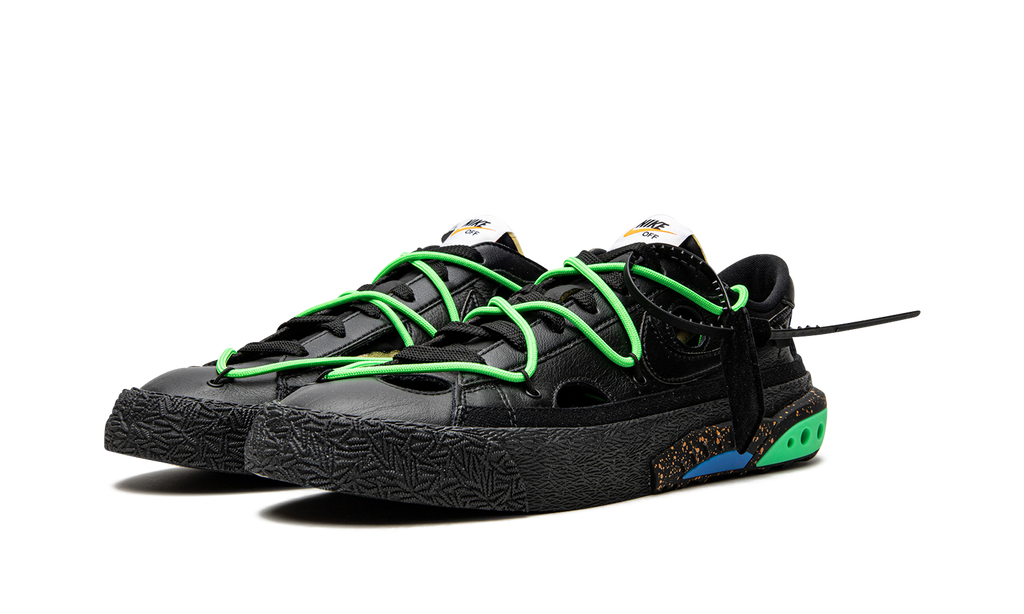 Blazer Low Black Electro Green